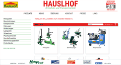 Desktop Screenshot of hauslhof.at