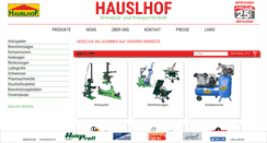 Desktop Screenshot of hauslhof.de